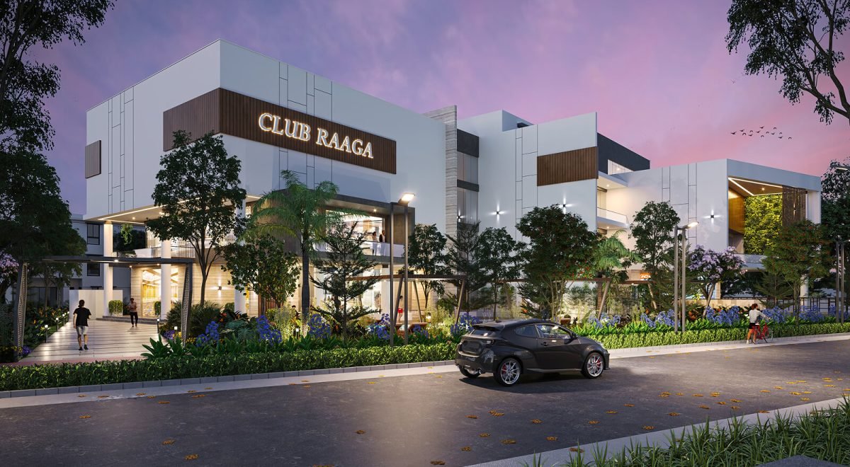 Clubhouse Evening View - NEW